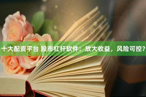 十大配资平台 股市杠杆软件：放大收益，风险可控？