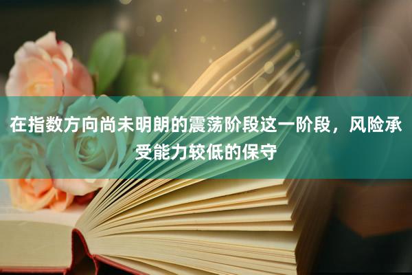 在指数方向尚未明朗的震荡阶段这一阶段，风险承受能力较低的保守