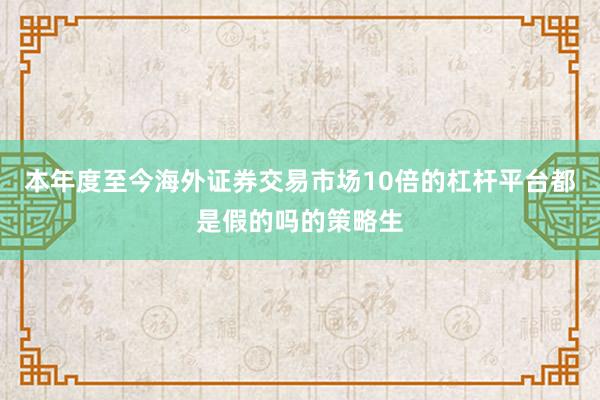 本年度至今海外证券交易市场10倍的杠杆平台都是假的吗的策略生
