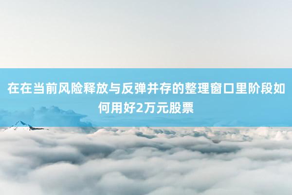 在在当前风险释放与反弹并存的整理窗口里阶段如何用好2万元股票